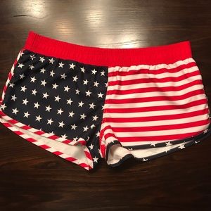 American Flag short shorts!