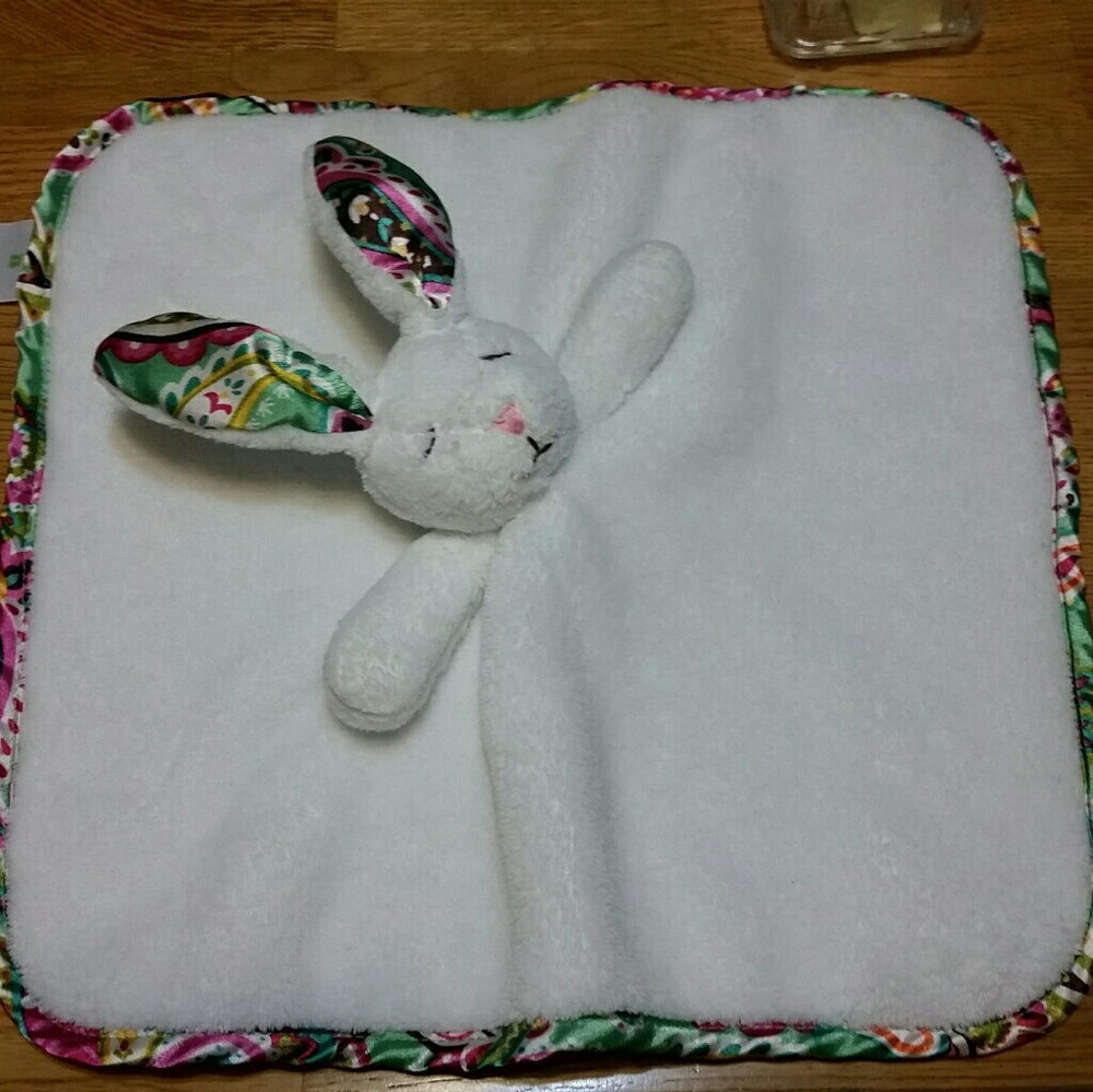 Vera bradley baby lovey bunny.