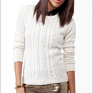 White Knit Sweater