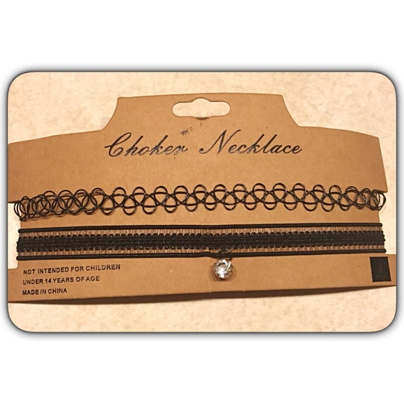 Boho Chic 2 Pc Choker Necklace Set - Picture 5 of 6