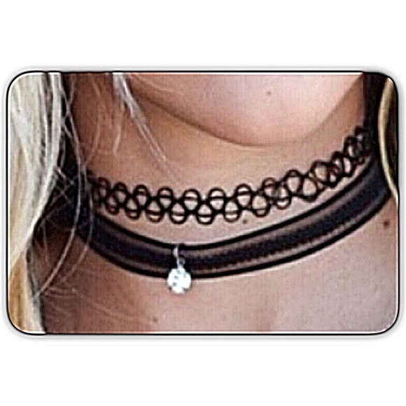 Boho Chic 2 Pc Choker Necklace Set - Picture 2 of 6