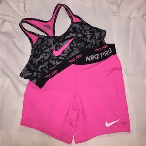 Nike Sports Bra & Spandex Bundle