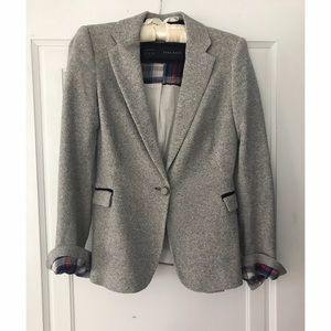 Zara Basic Grey Blazer