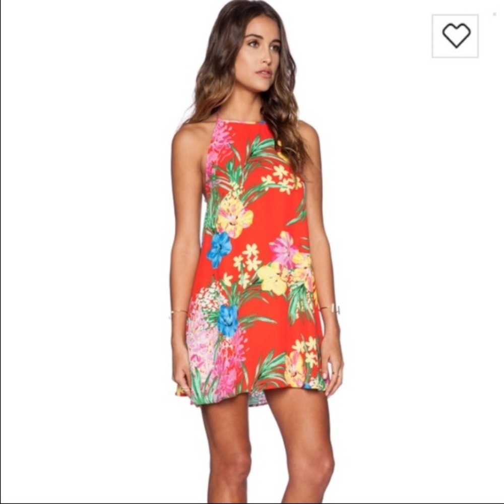 Katy Halter Dress Large Tropical Tango Mumu