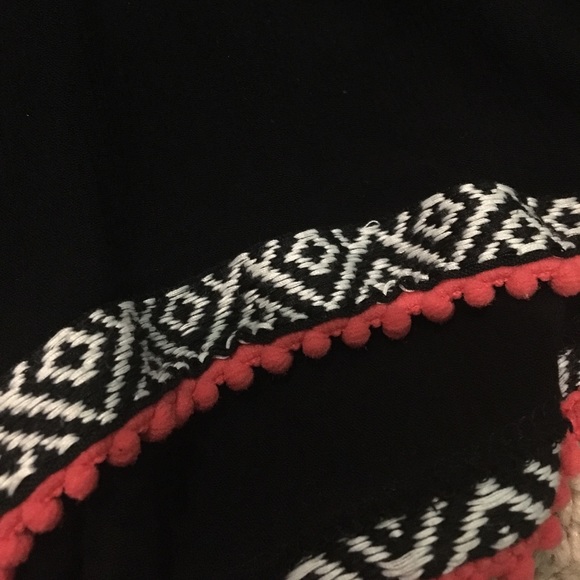 Black Flowy Shorts - Picture 2 of 3