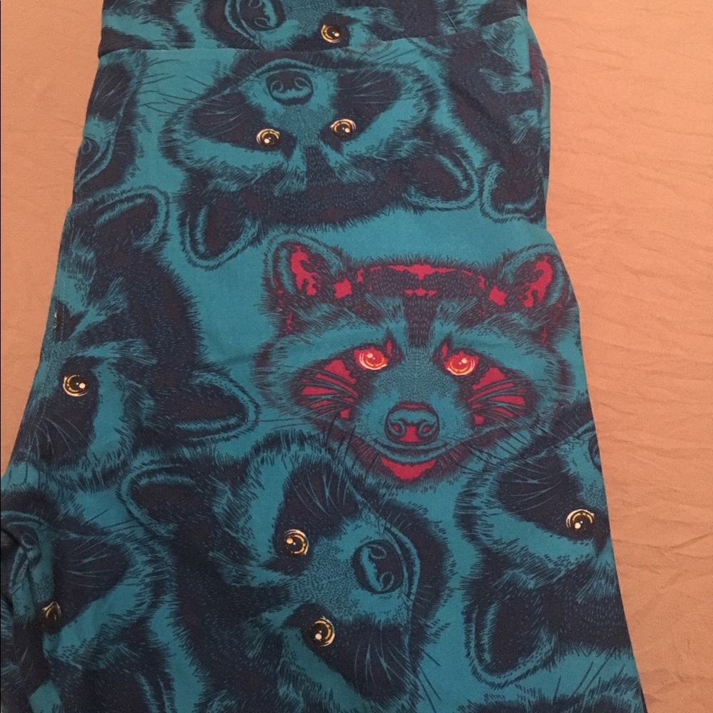 BNWOT TC raccoon leggings