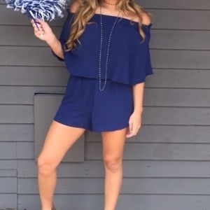 Blue romper