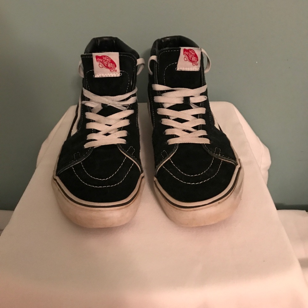 Black high top Vans