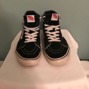 Black high top Vans