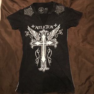 Affliction short sleeve shirt