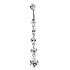 NEW! 14G Stainless Steel Navel Body Jewelry