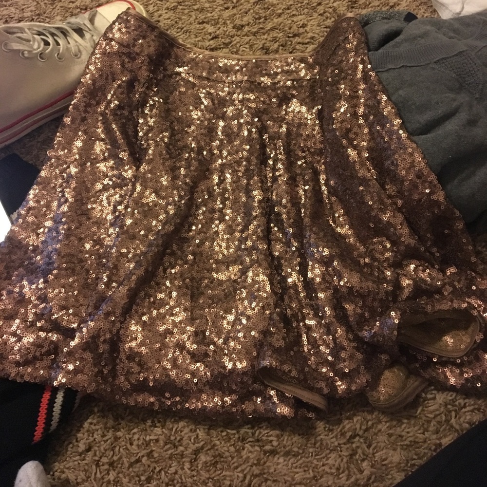 sequin skirt