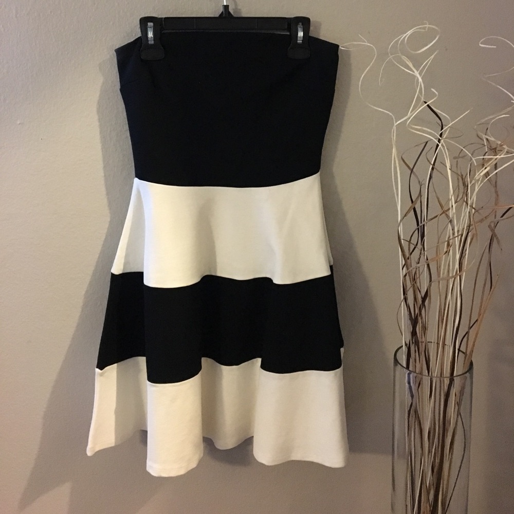 Black & White bell dress