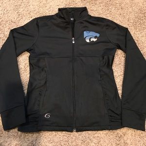 GTM K-State black and silver light weight jacket