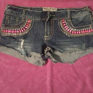 Hot Kiss denim shorts