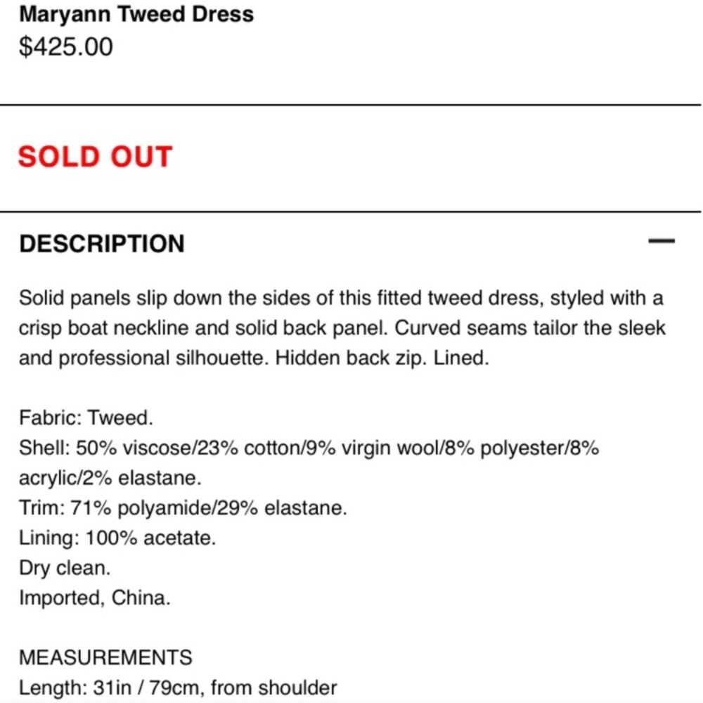 ❤️ Tibi black panel dress - Picture 7 of 7