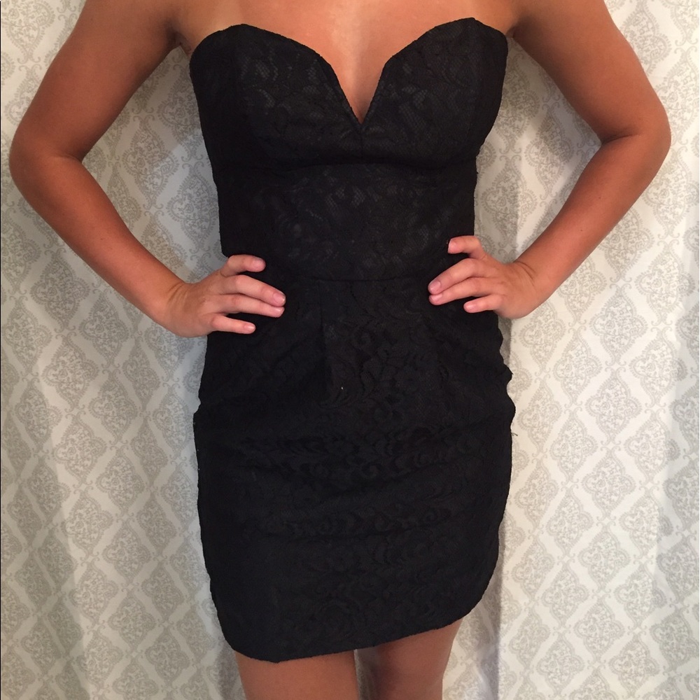 WORN ONCE 🖤Guess LBD w Lace 🖤 Size:Small/Medium.