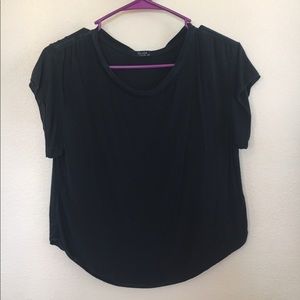 Brandy Melville Basic Black Crop Top