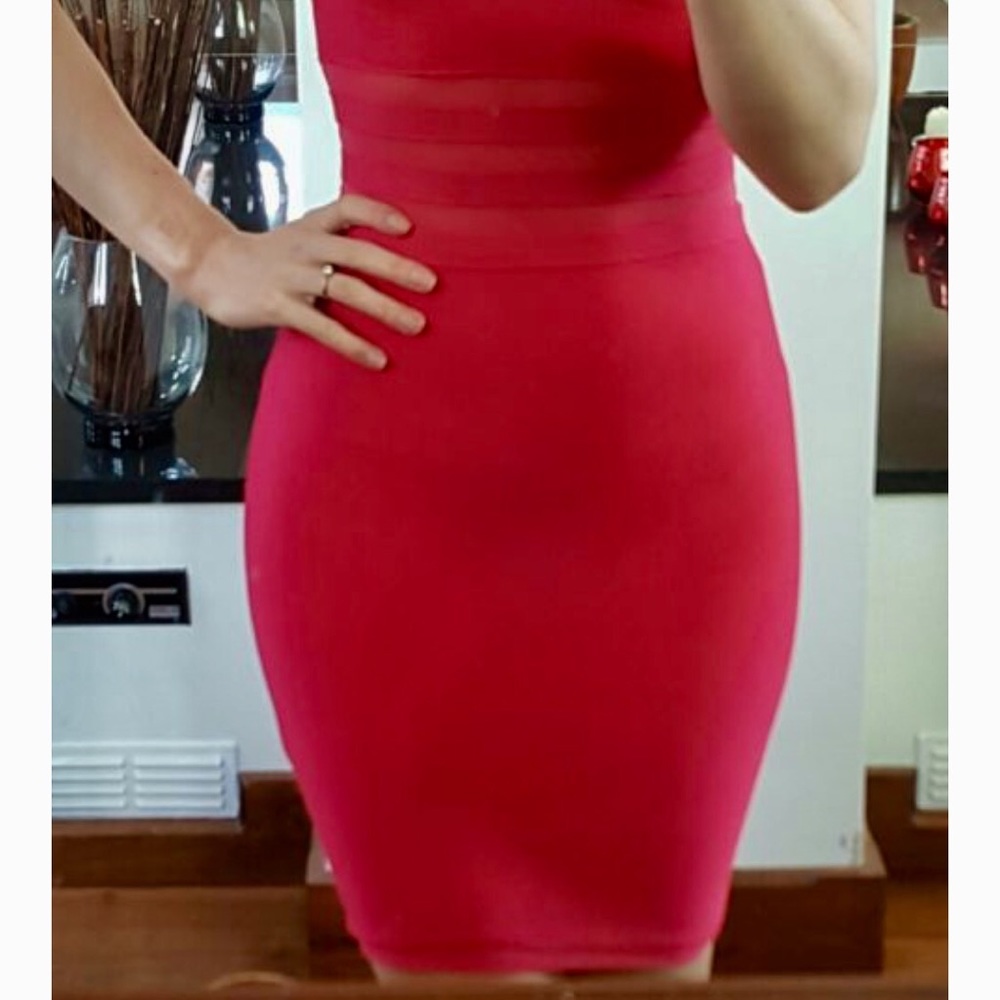 Celeb boutique bandage dress