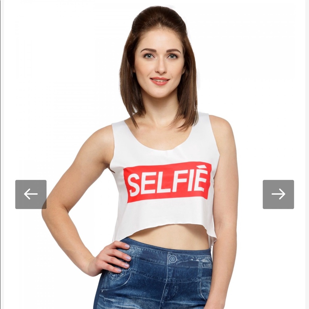 Selfié crop top