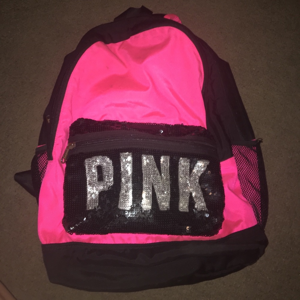 VS pink campus backpack