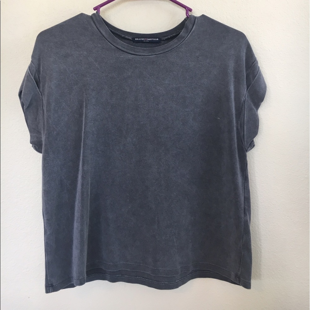 Brandy Melville Grey Crop Top