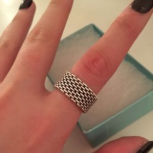 Tiffany chainlink ring