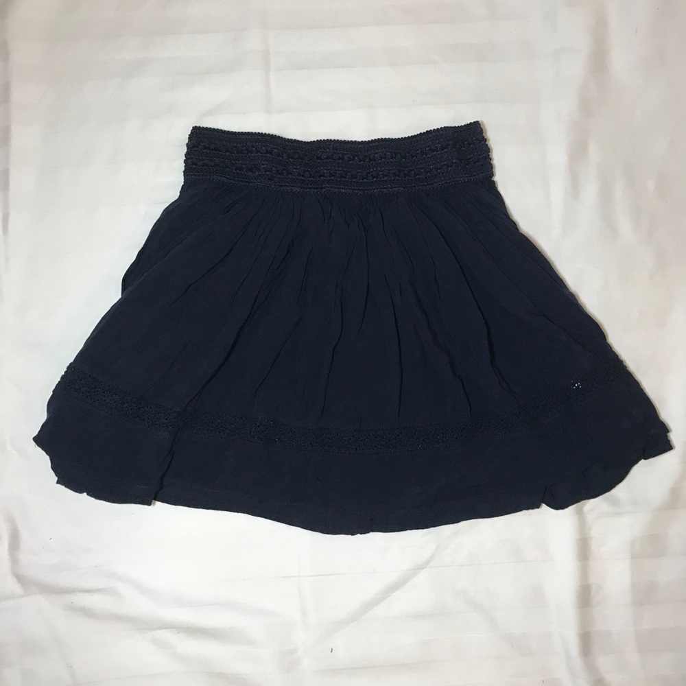 Aeropostale embroidered blue skirt - Picture 1 of 3