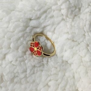 Swarovski flower ring