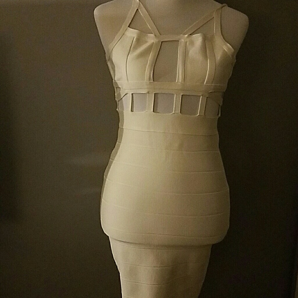 White Bandage  dress