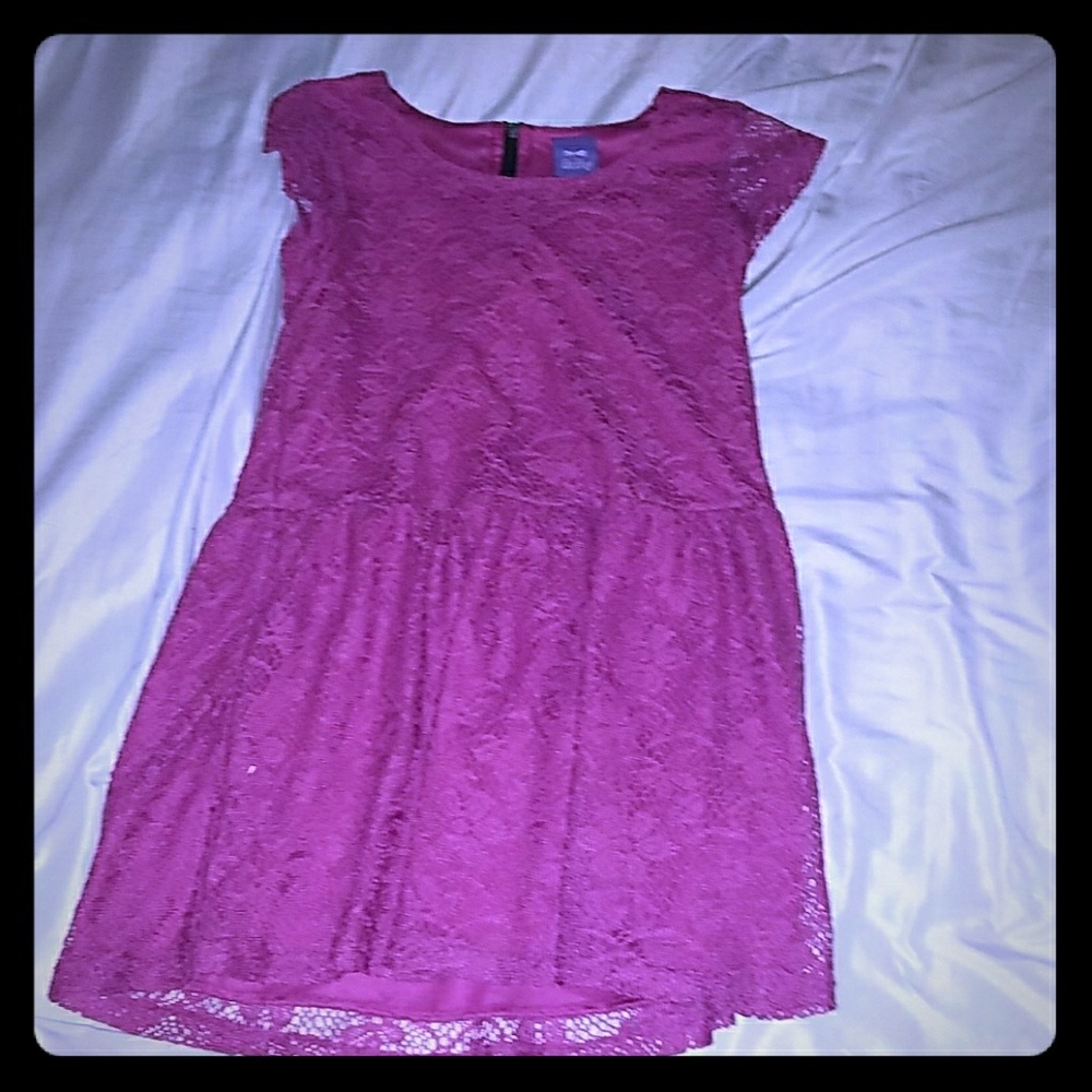A pink dress
