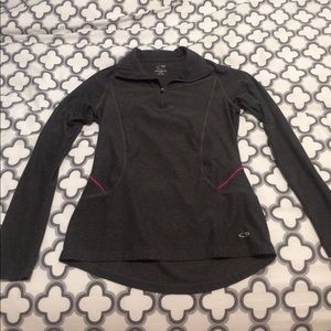 Semi-fitted Grey 1/4 Zip