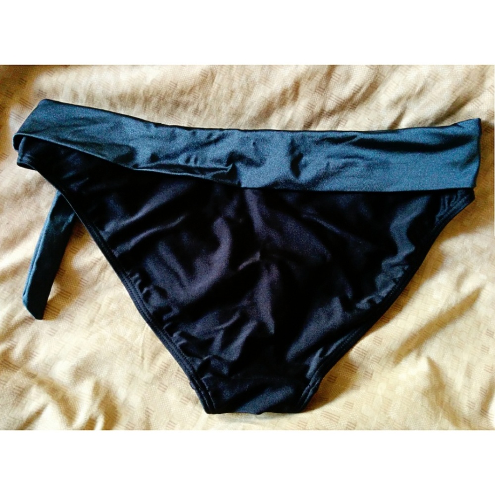Pour Moi Black/Charcoal Bikini Bottoms sz UK10/US8 - Picture 2 of 3