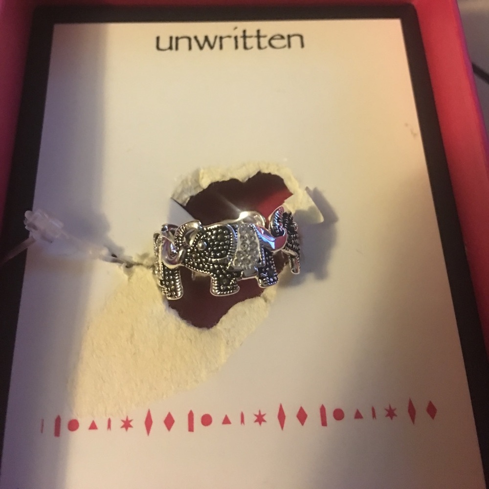 UNWRITTEN Silver-Plate Marcasite & Crystal Stripe