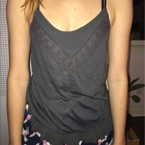 Grey American Eagle Tank Top