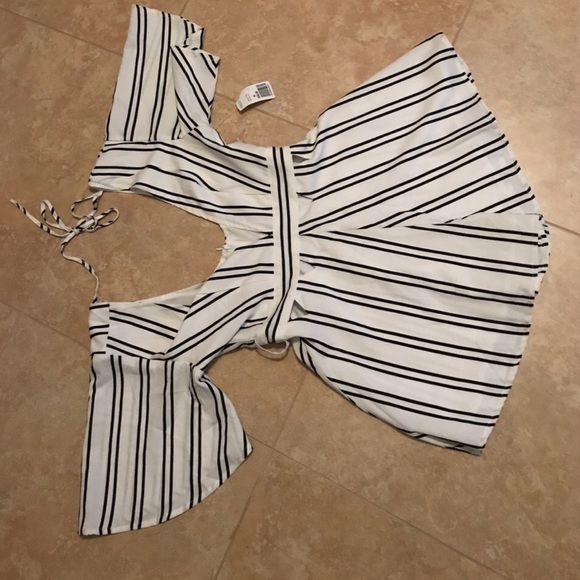 Striped forever 21 dress romper - Picture 1 of 1