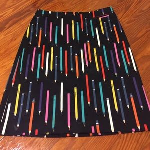 Anthropologie Colored-Pencil Skirt