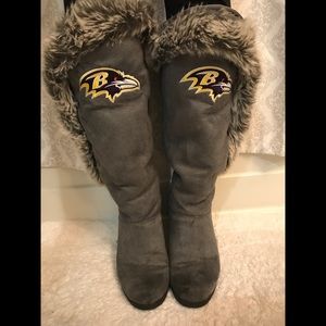 ✨ONE OF A KIND! 💜 Baltimore Ravens Boots. Size 8