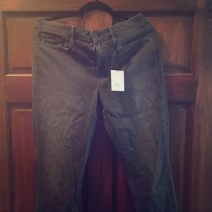 NWT VINCE jeans- subtle "railroad" Denim stripe