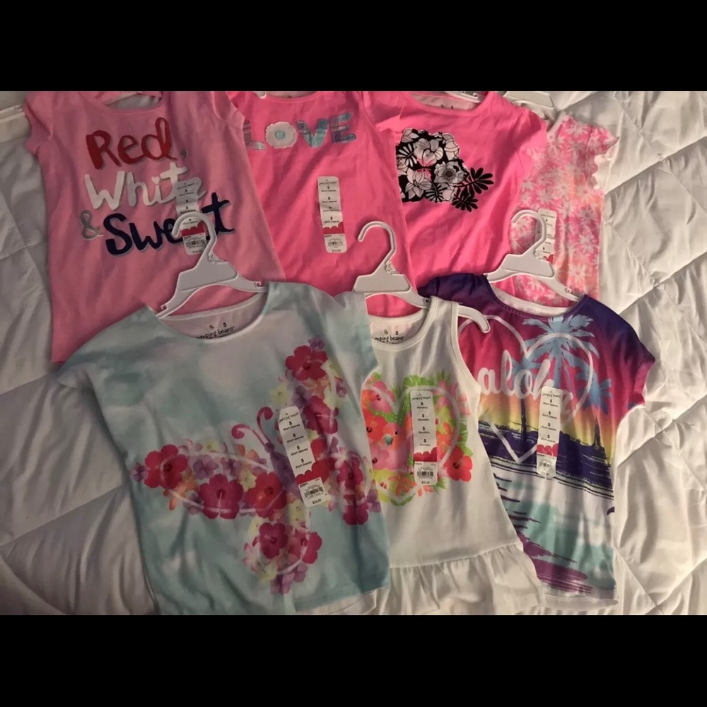 Lot of 7 Jumping Beans short sleeve shirts