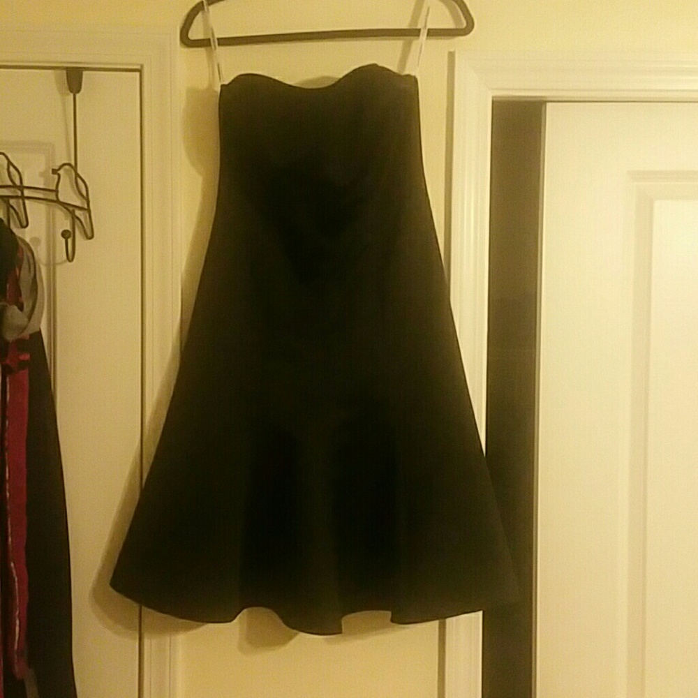 Davids bridal size 4 bridesmaid dress black