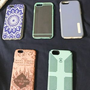Five iPhone 6/6s cases