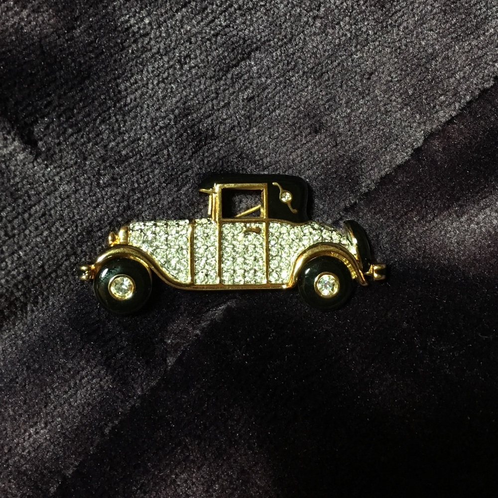 Swarovski Car Brooch