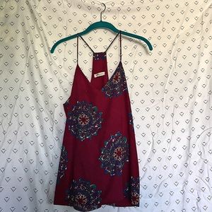 Racerback Patterned Tunic