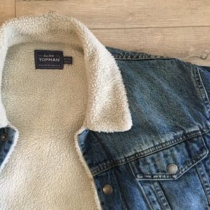 Topshop Men's XL Denim Jacket