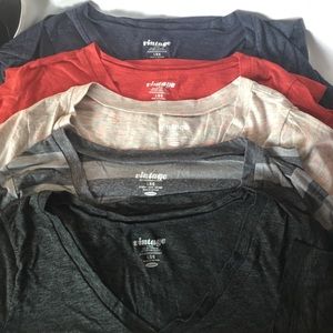 Old Navy Vintage V Neck Shirts