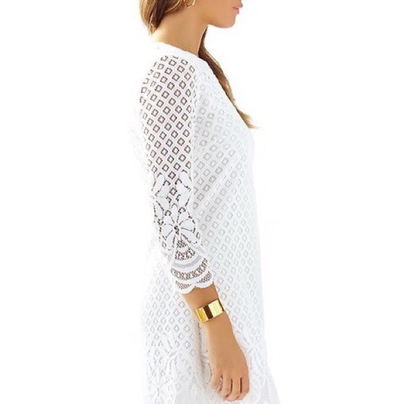 Lilly Pulitzer Mara Scallop Hem Lace Dress - Picture 2 of 8