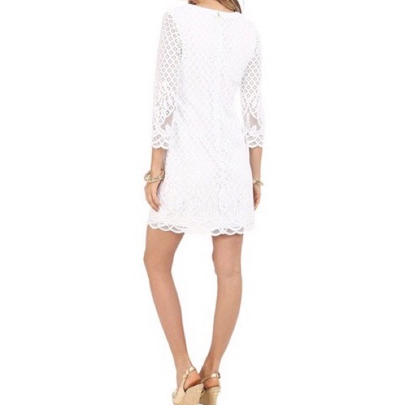 Lilly Pulitzer Mara Scallop Hem Lace Dress - Picture 3 of 8