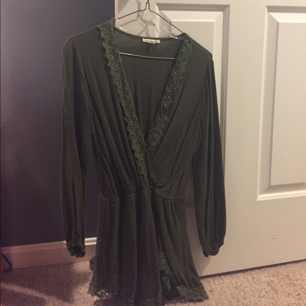 long sleeve romper