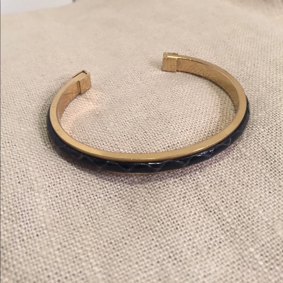 bracelet with leather insert